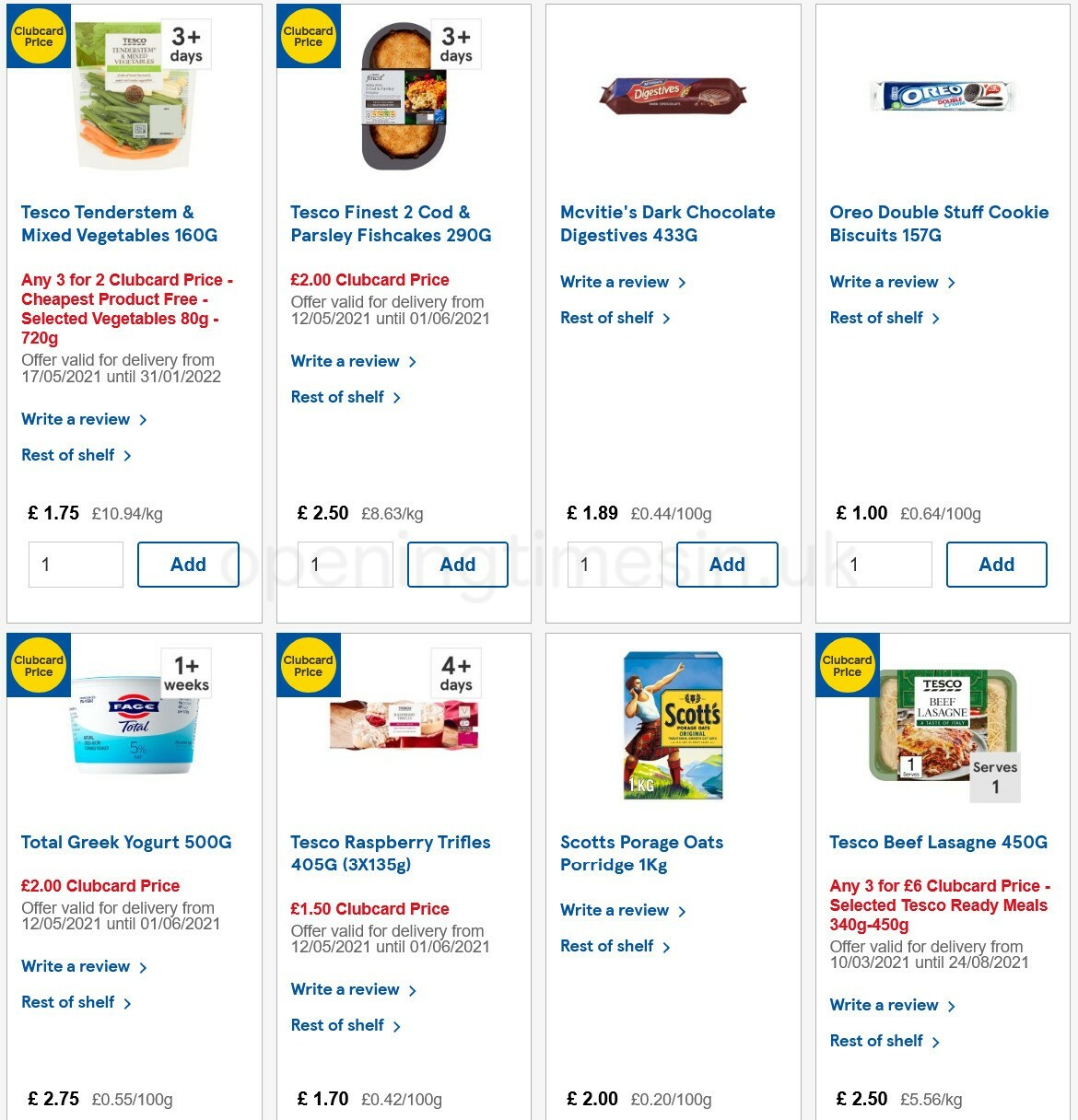 TESCO Offers from 19 May