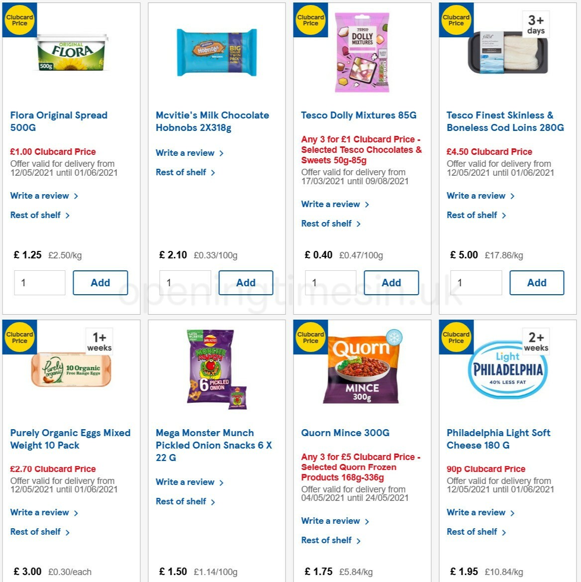 TESCO Offers from 19 May