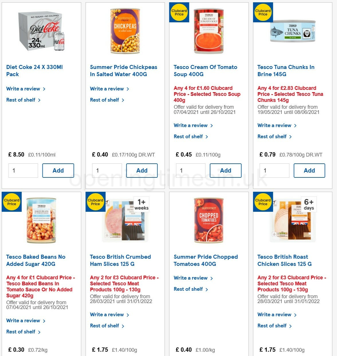 TESCO Offers from 19 May