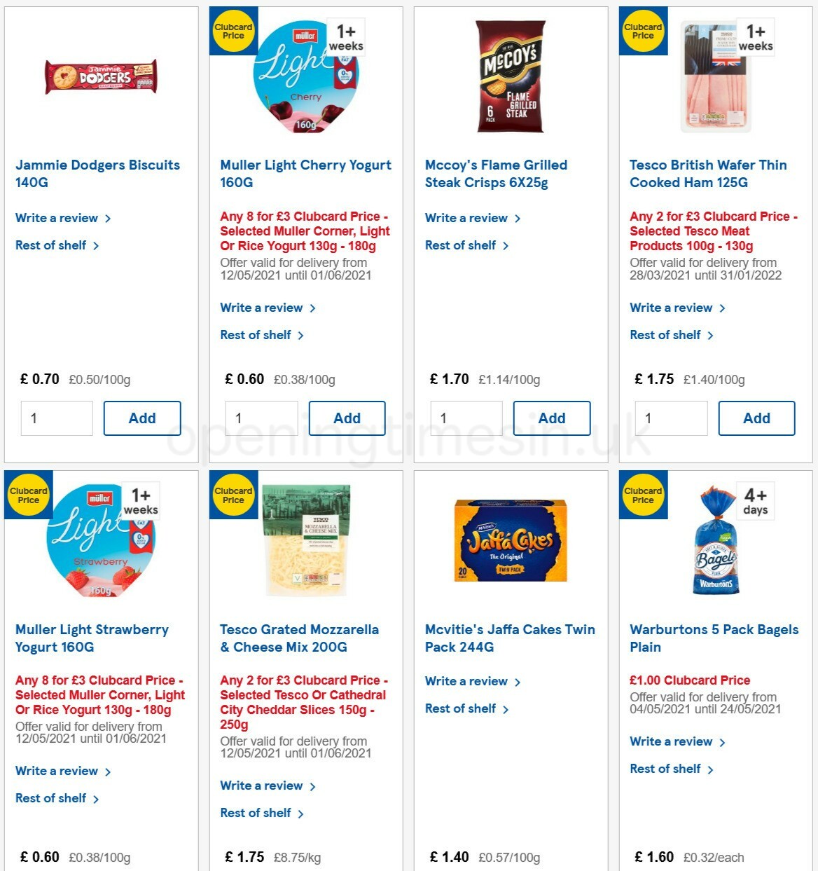 TESCO Offers from 19 May