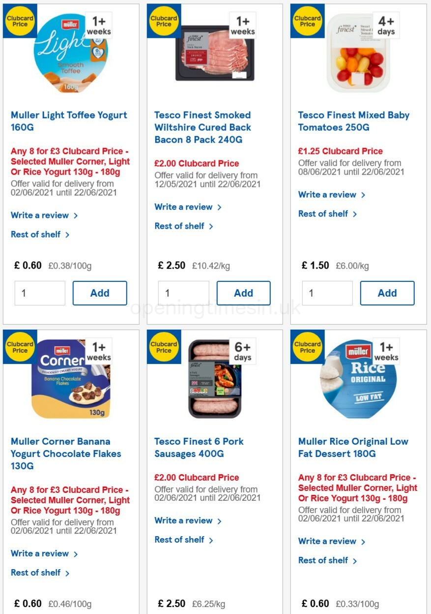 TESCO Offers from 16 June