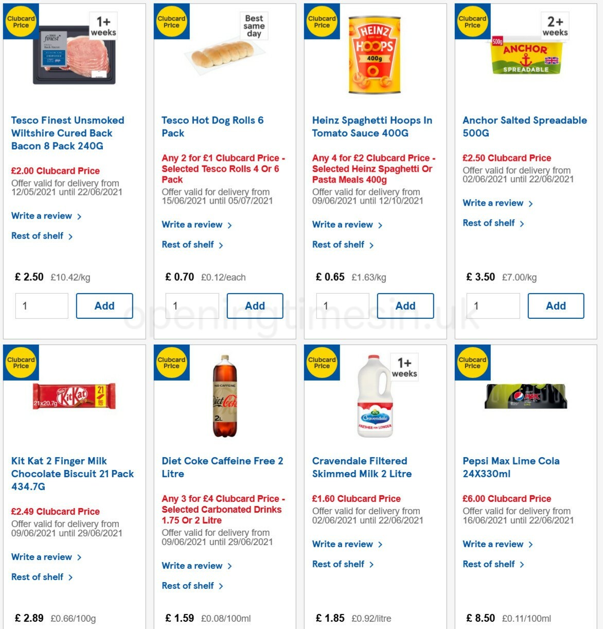 TESCO Offers from 16 June
