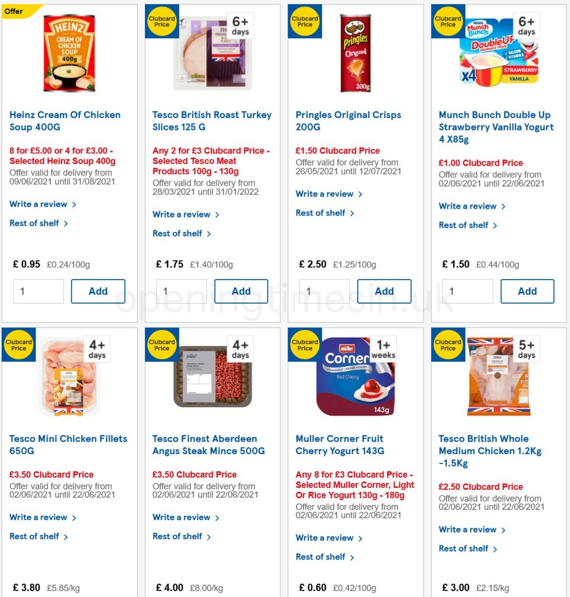 TESCO Offers from 16 June