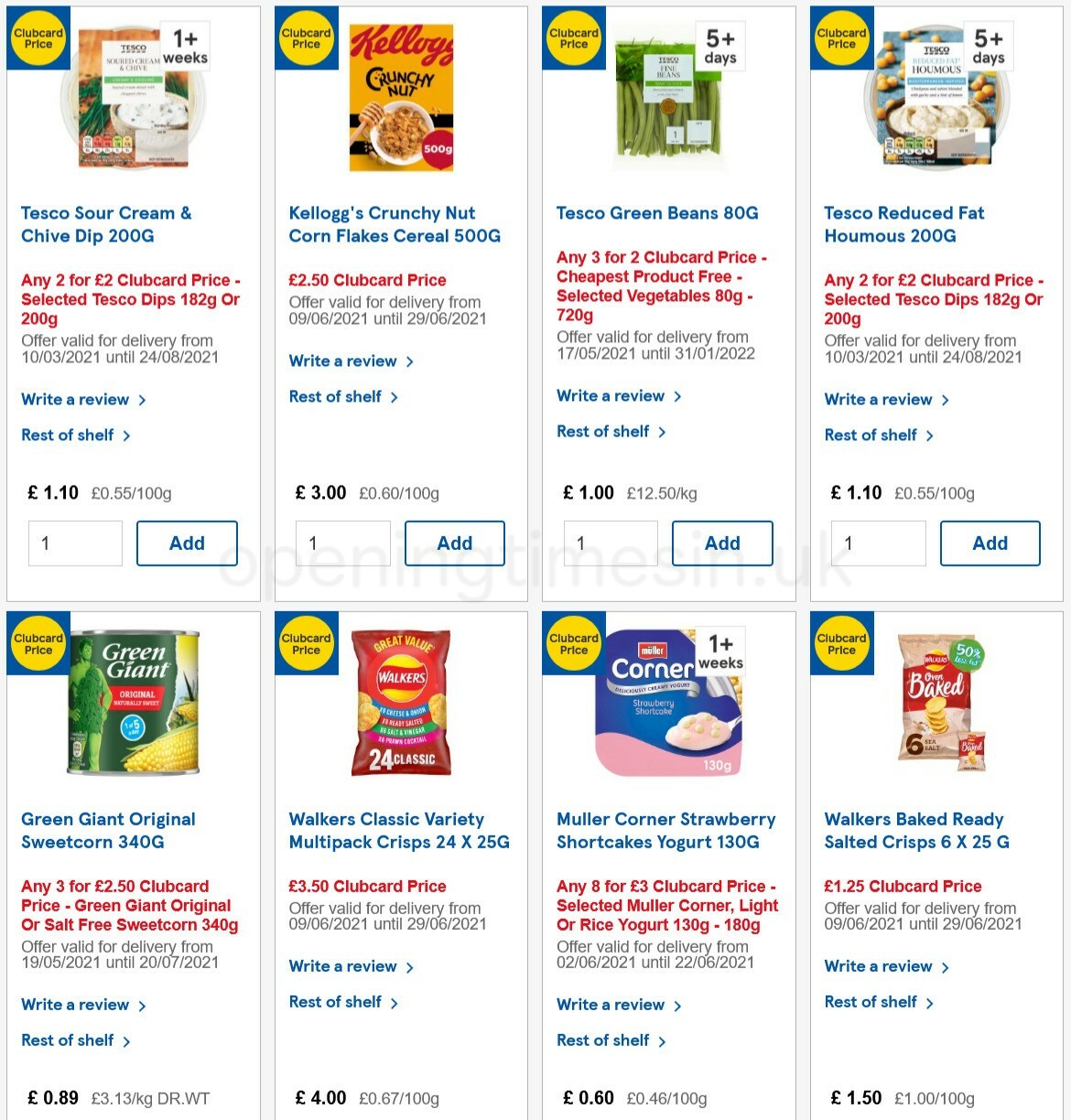 TESCO Offers from 16 June