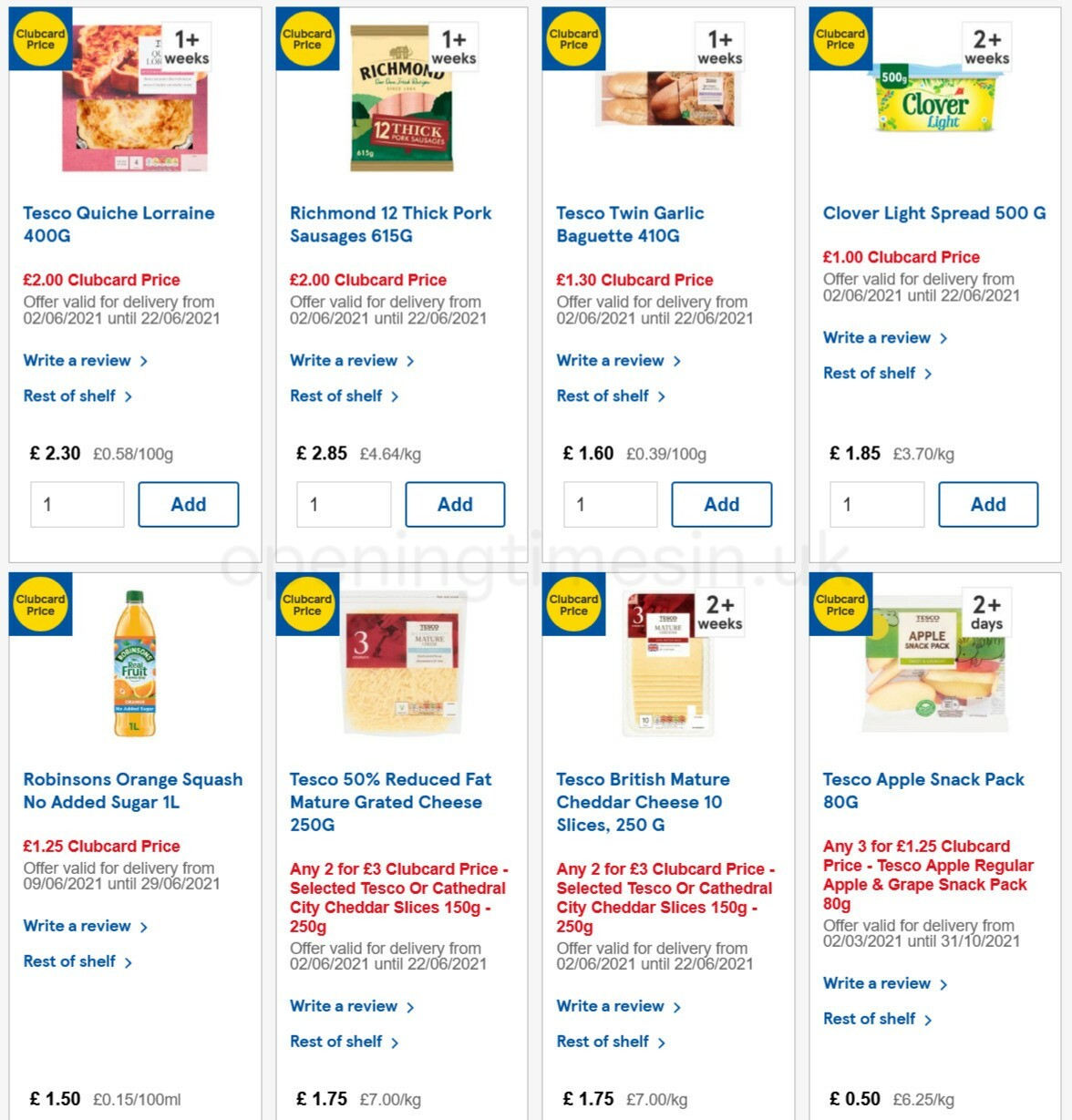 TESCO Offers from 16 June