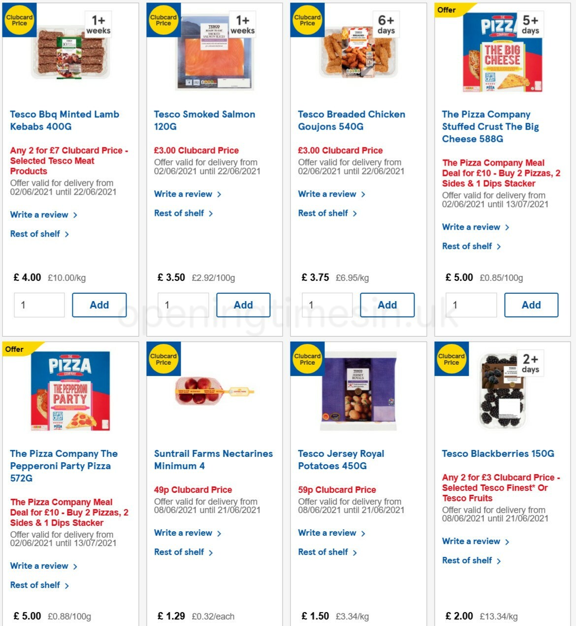 TESCO Offers from 16 June