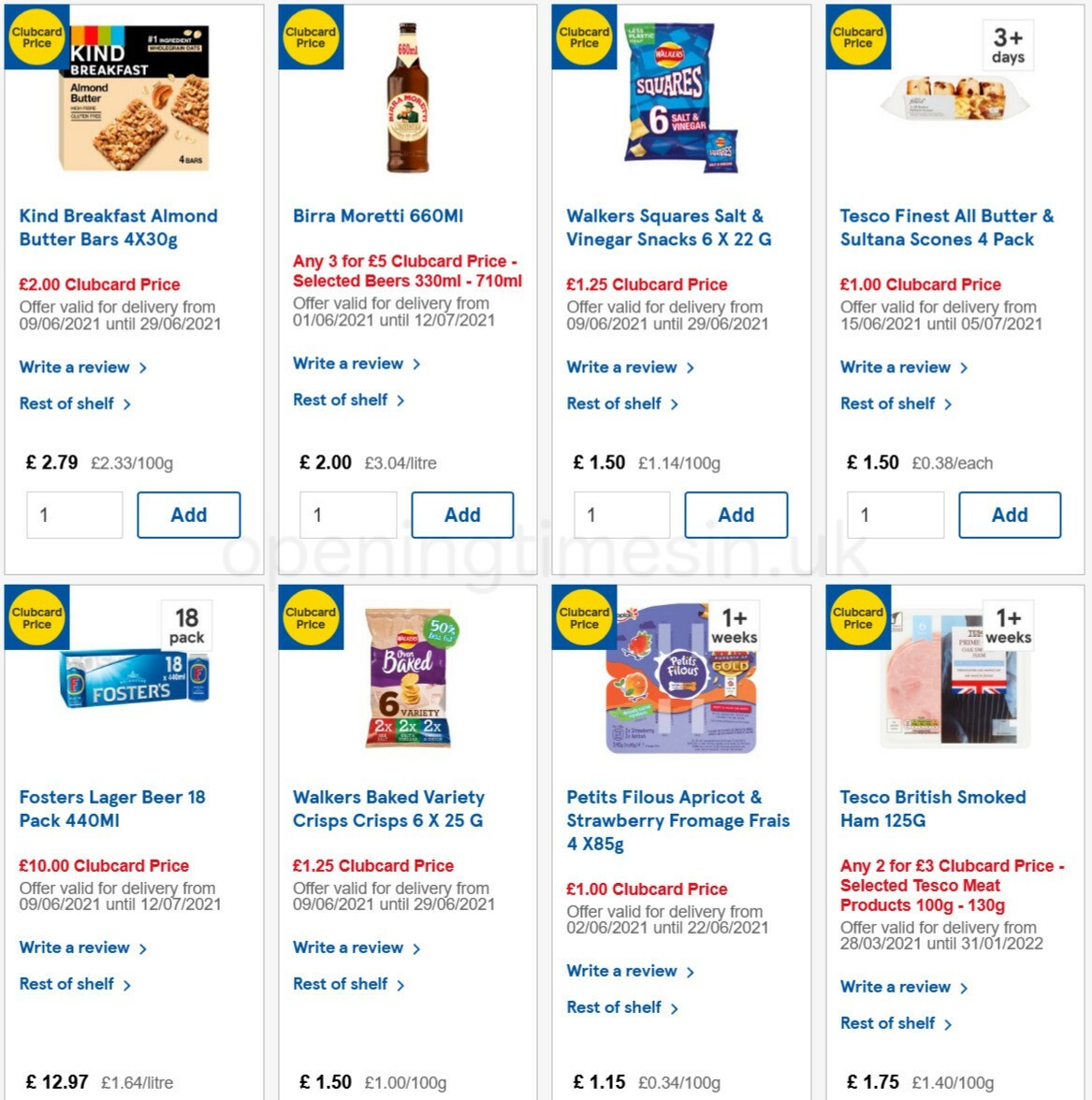 TESCO Offers from 16 June