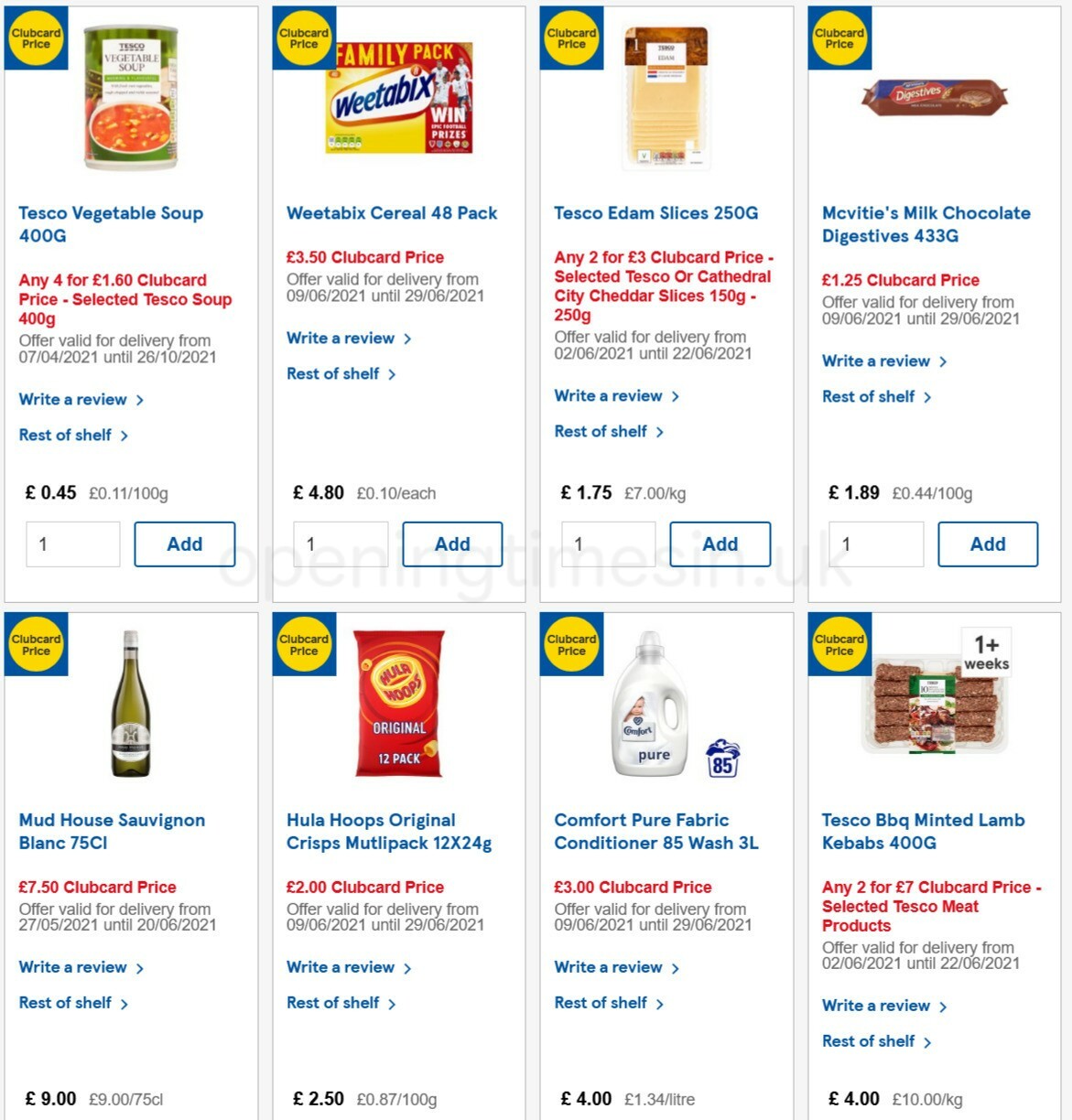 TESCO Offers from 16 June