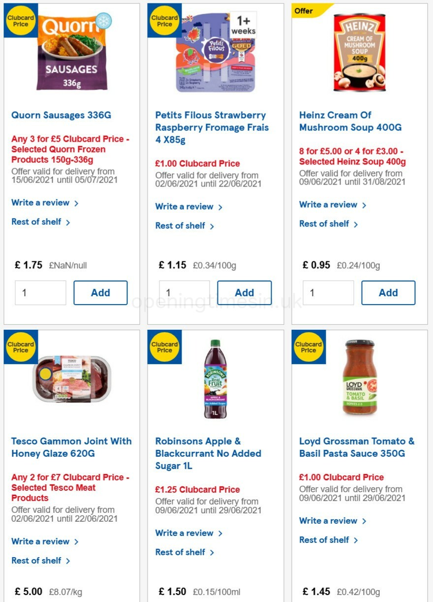TESCO Offers from 16 June