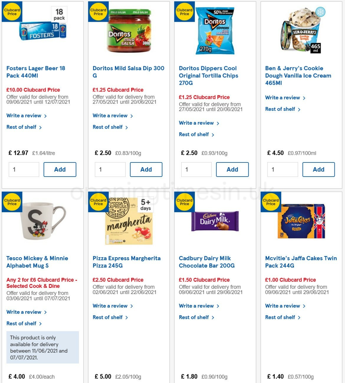 TESCO Offers from 16 June