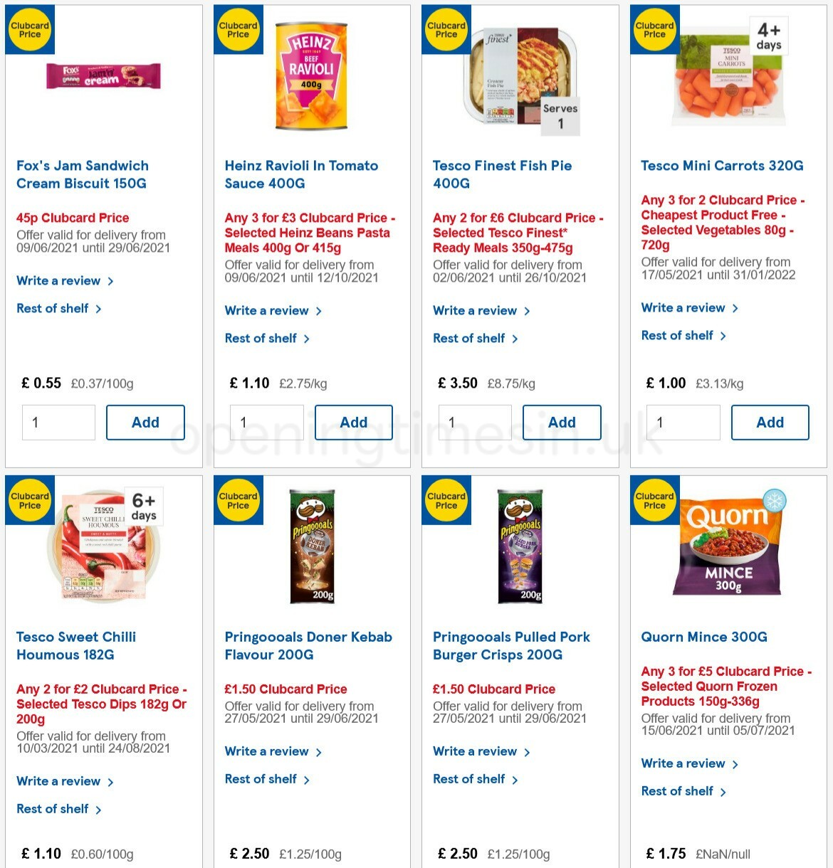 TESCO Offers from 16 June