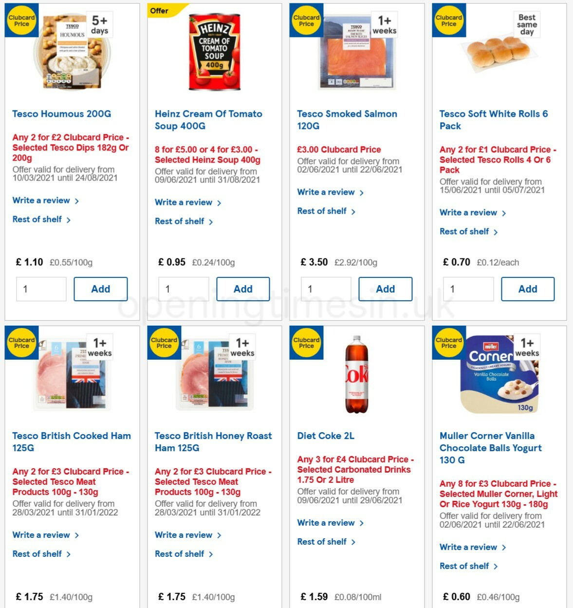 TESCO Offers from 16 June