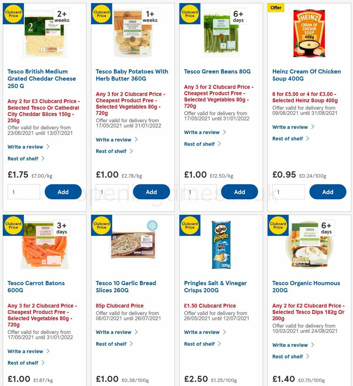 TESCO Offers from 7 July