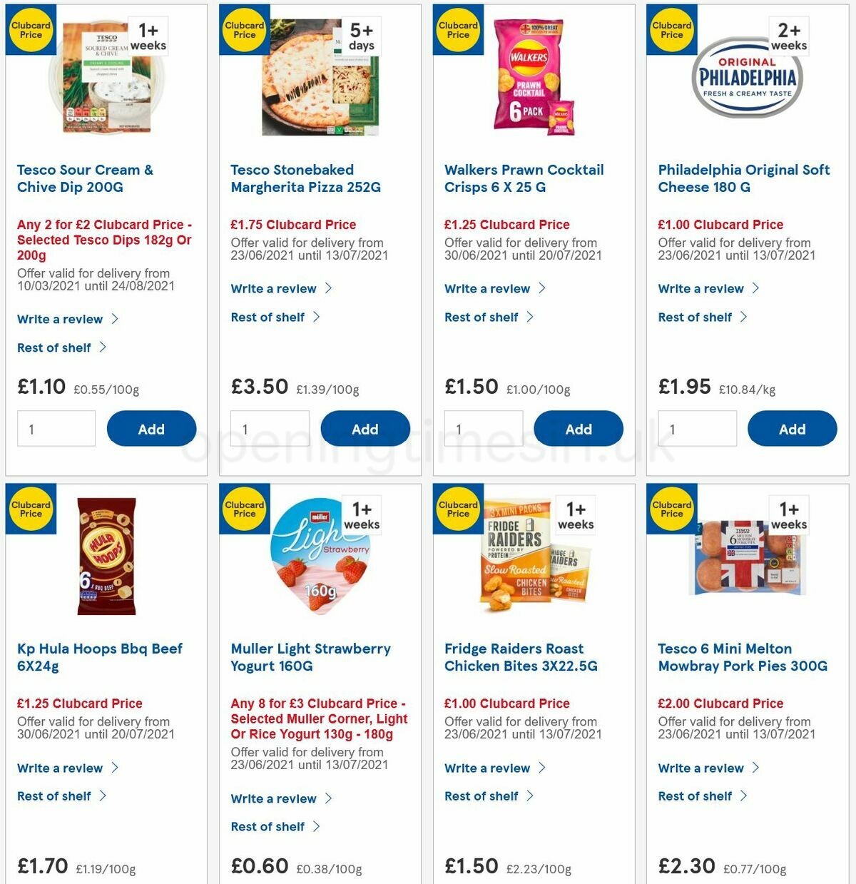 TESCO Offers from 7 July