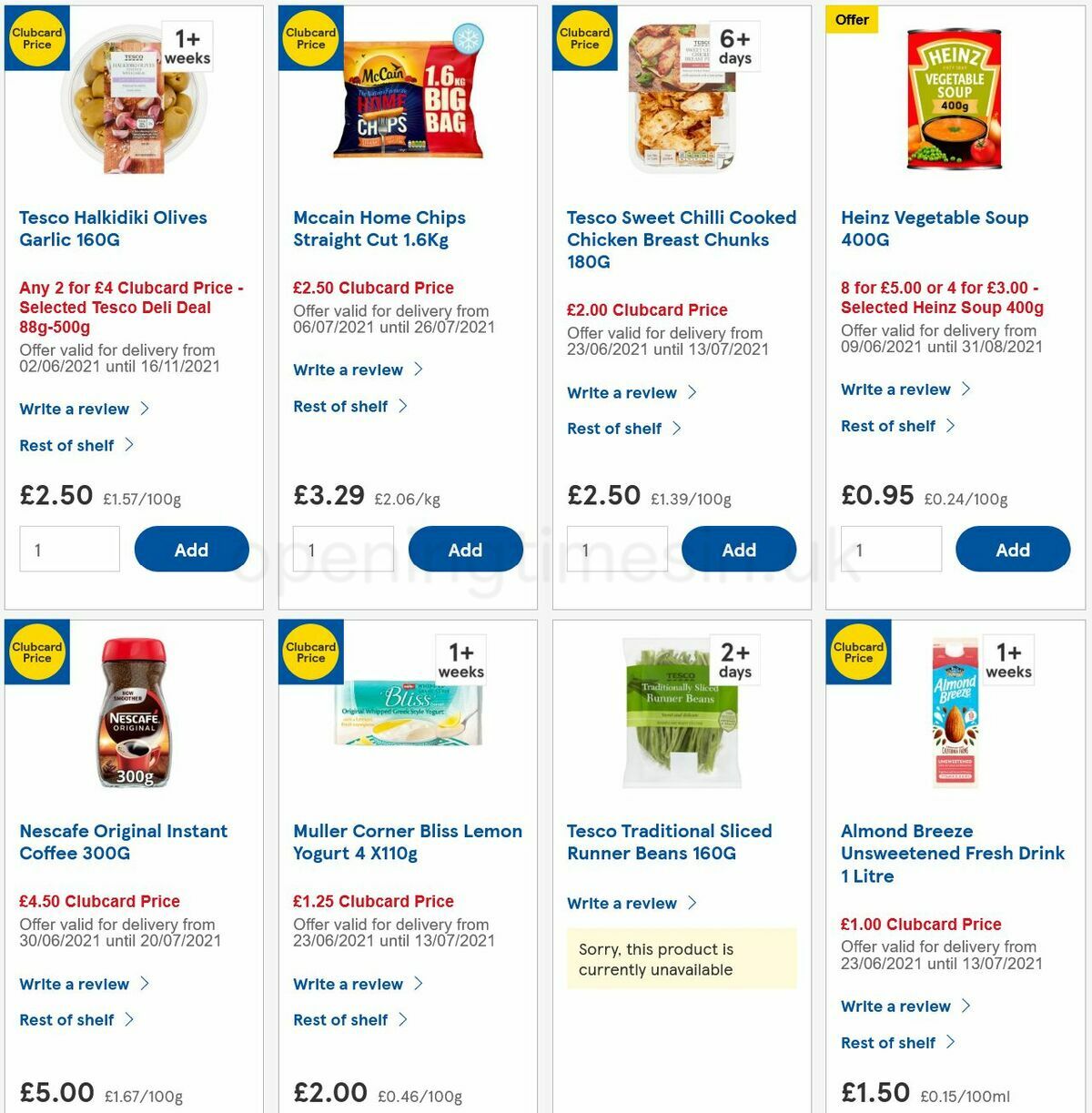 TESCO Offers from 7 July