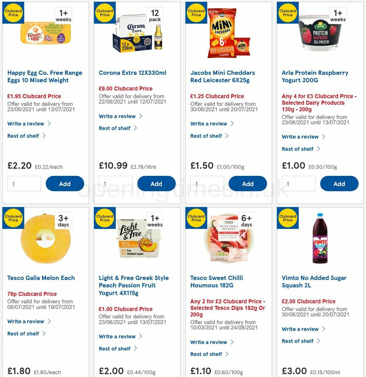 TESCO Offers from 7 July