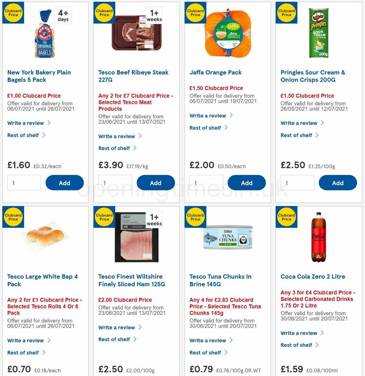 TESCO Offers from 7 July