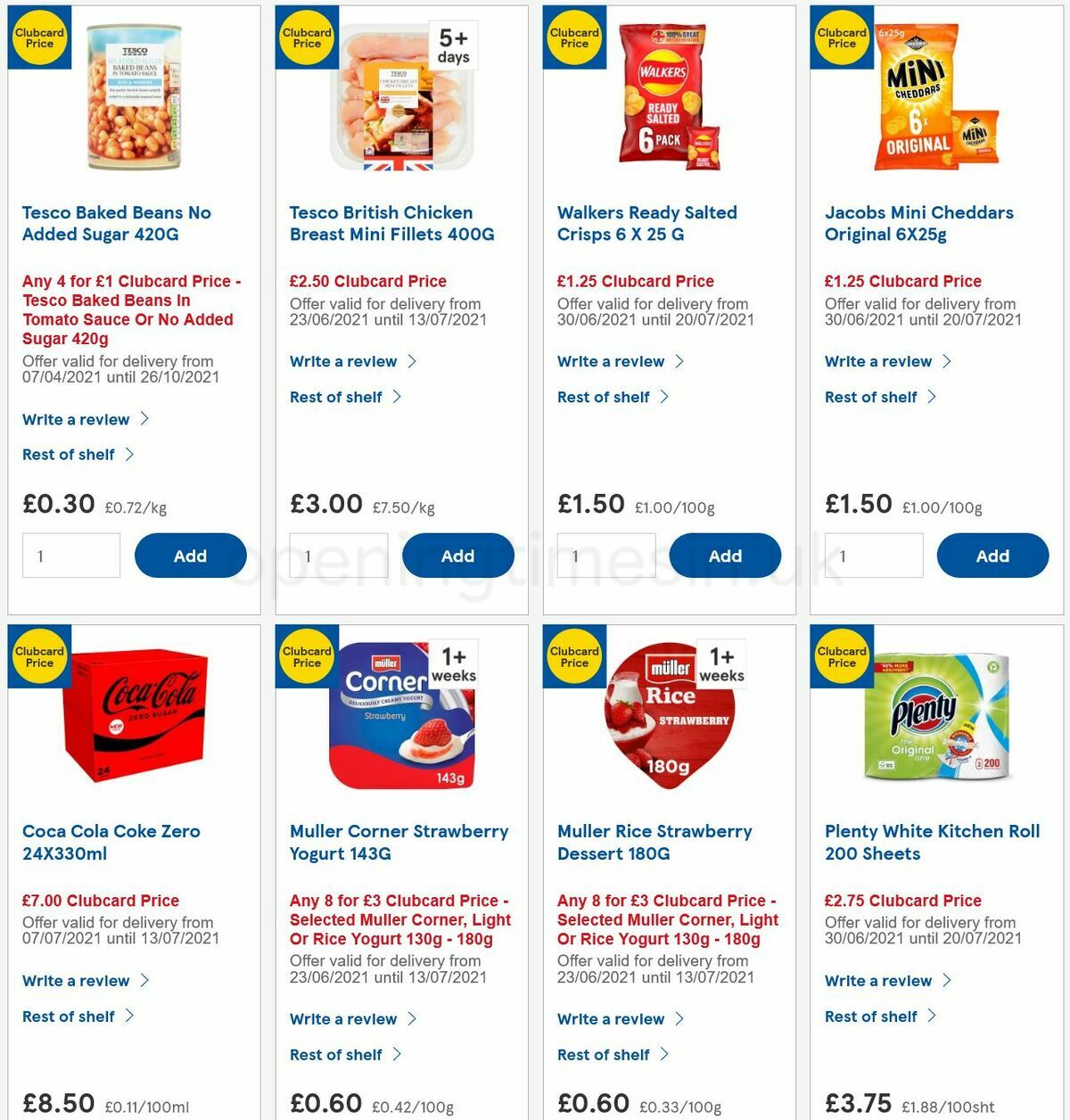 TESCO Offers from 7 July