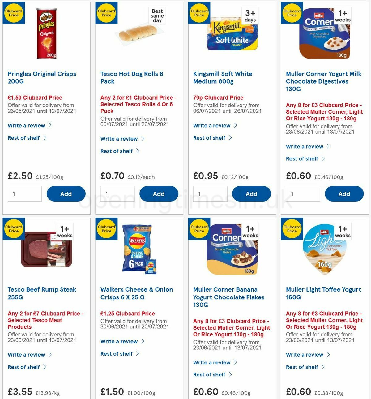 TESCO Offers from 7 July