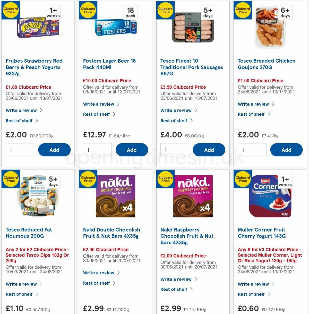 TESCO Offers from 7 July