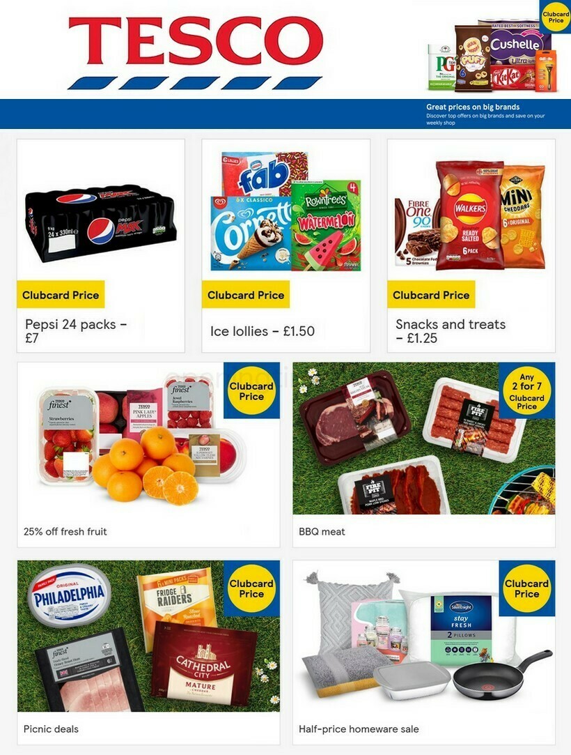 TESCO Offers from 14 July