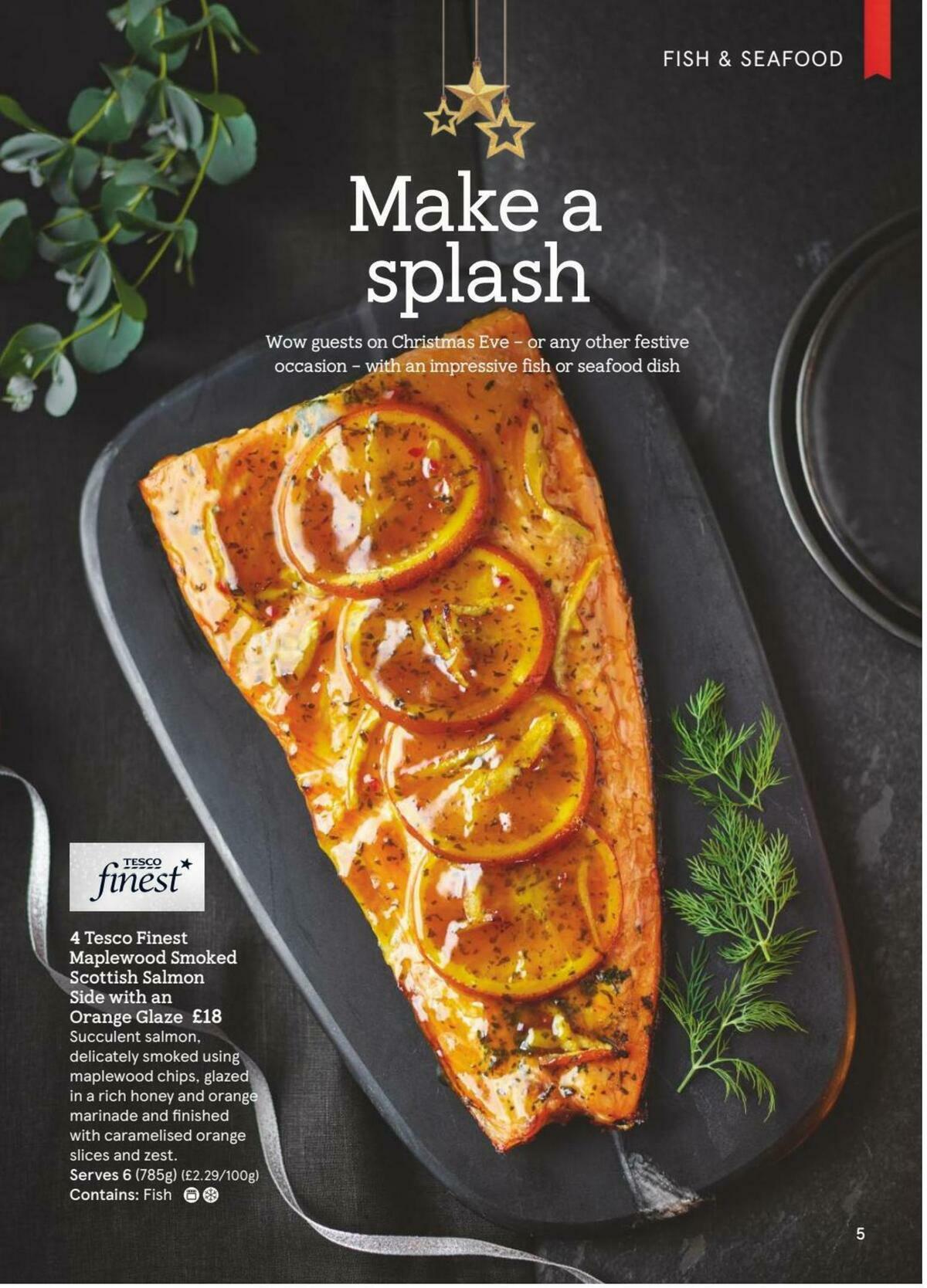 TESCO Festive Food To Order Offers from 30 October