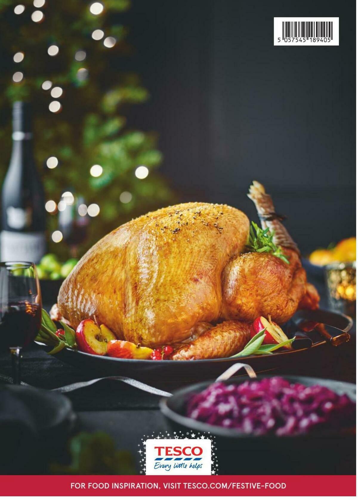 TESCO Festive Food To Order Offers from 30 October