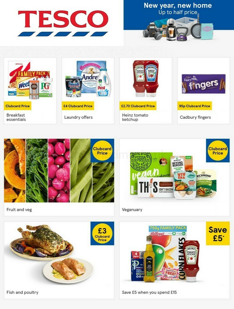 TESCO Offers from January 12