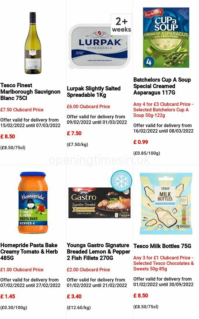 TESCO Offers from 16 February