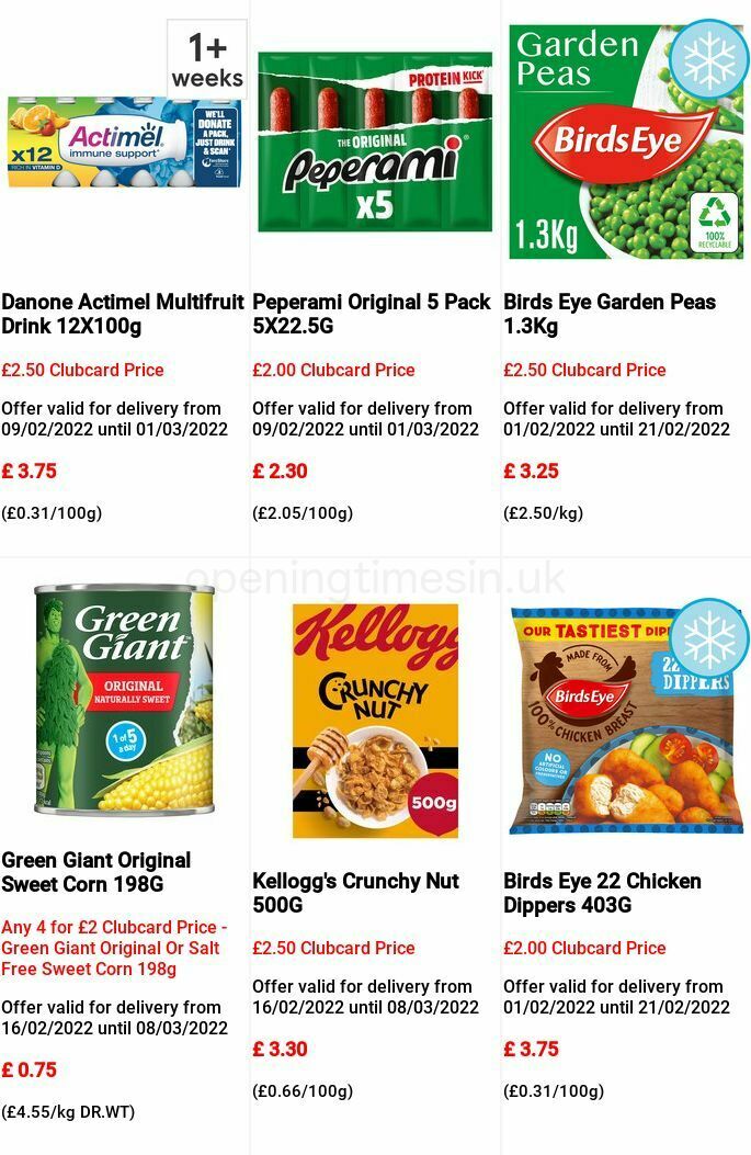 TESCO Offers from 16 February