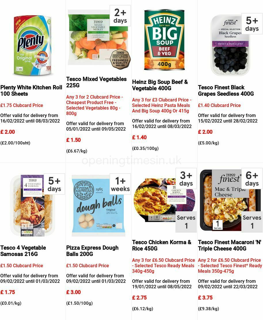 TESCO Offers from 23 February