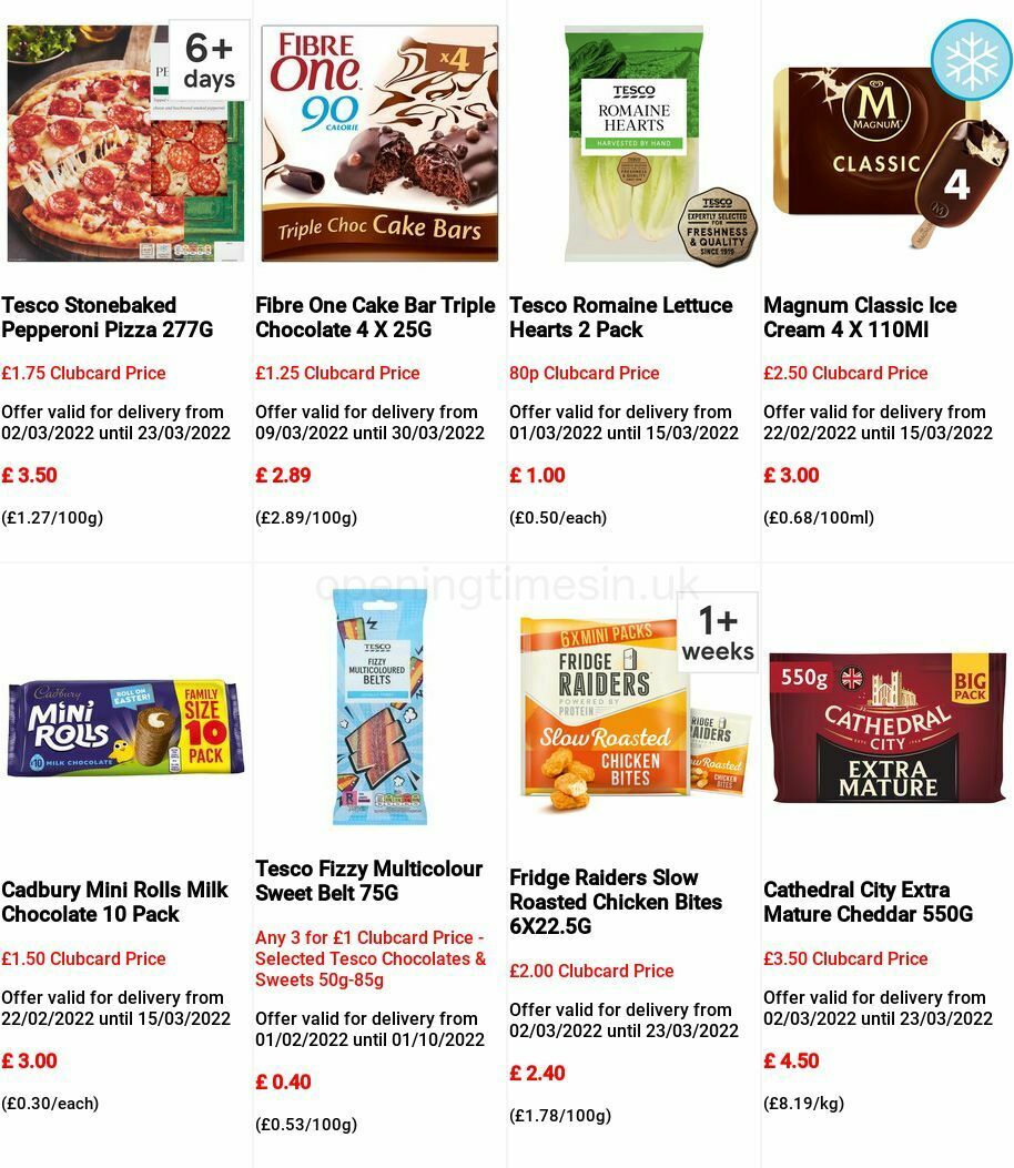 TESCO Offers from 9 March