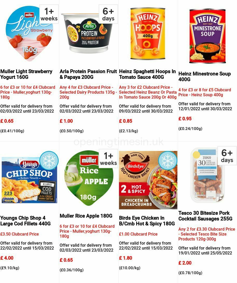 TESCO Offers from 9 March