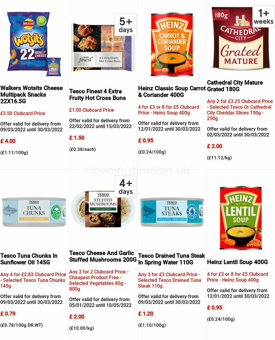 TESCO Offers from 9 March