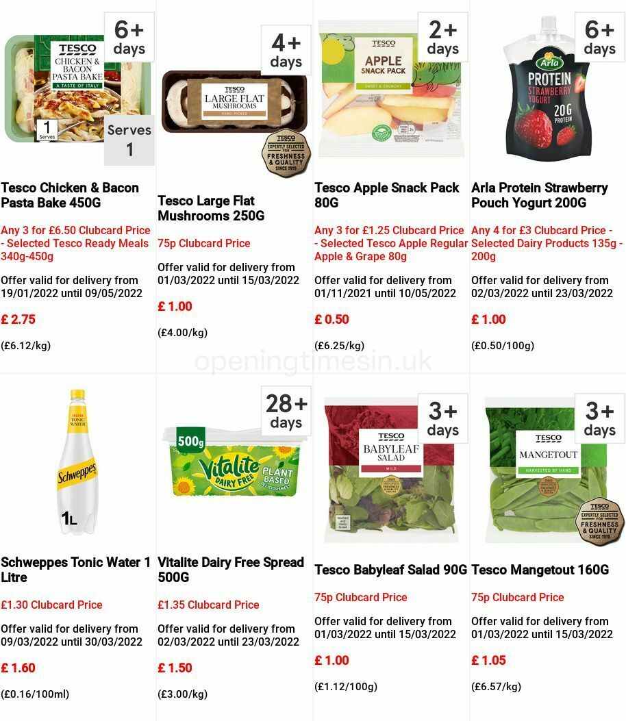 TESCO Offers from 9 March