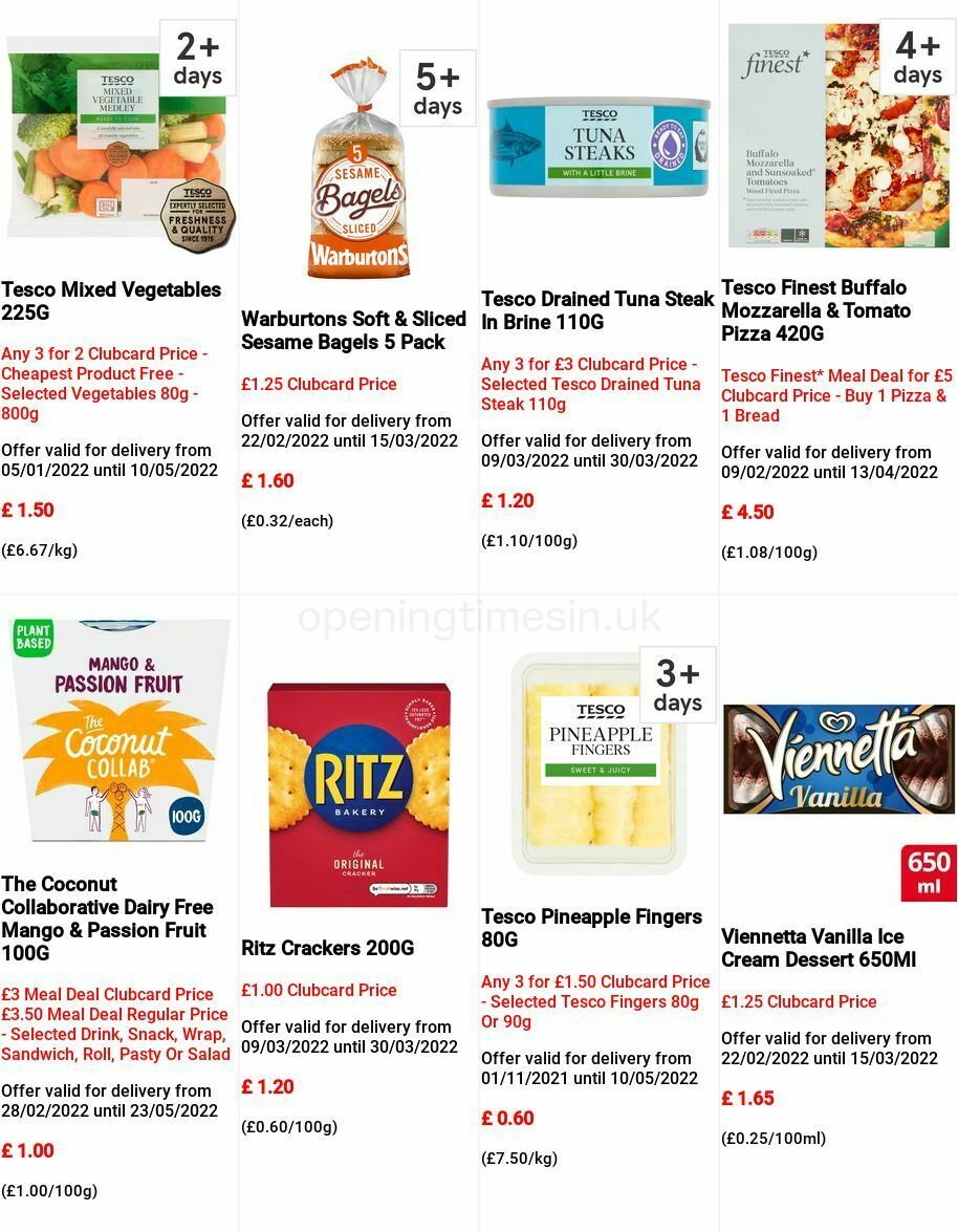 TESCO Offers from 9 March