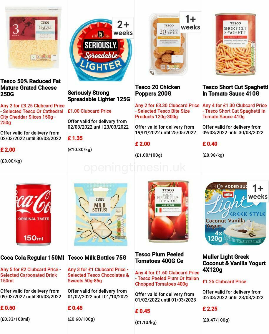 TESCO Offers from 9 March