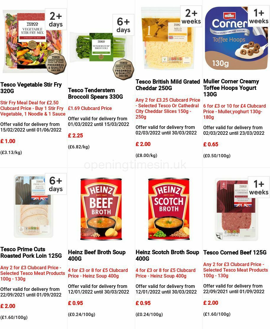 TESCO Offers from 9 March