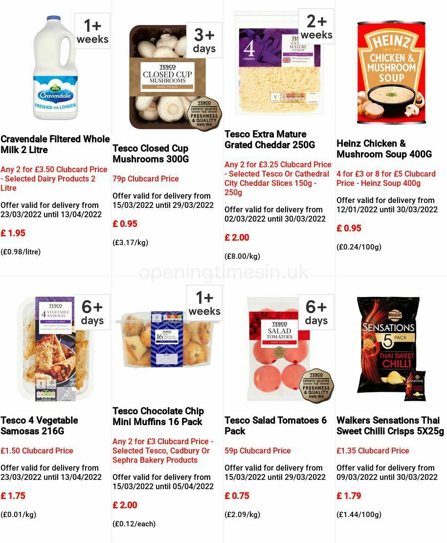 TESCO Offers from 23 March