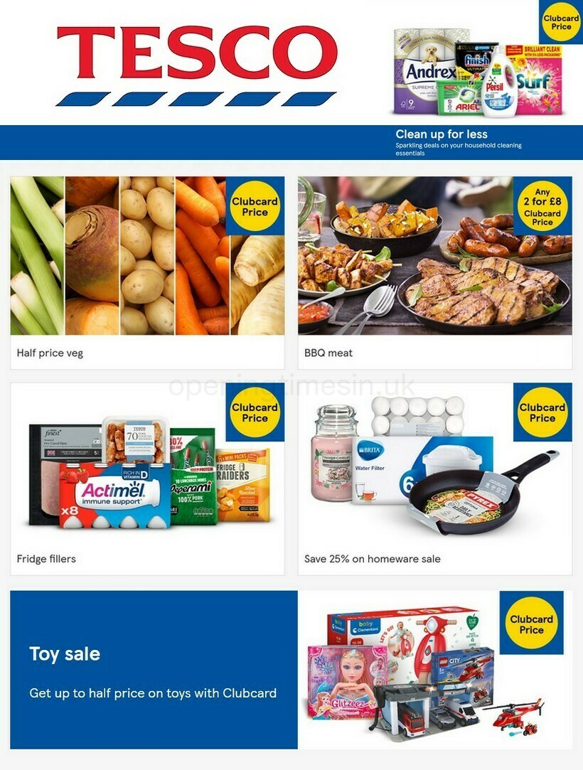 TESCO Offers from 20 April
