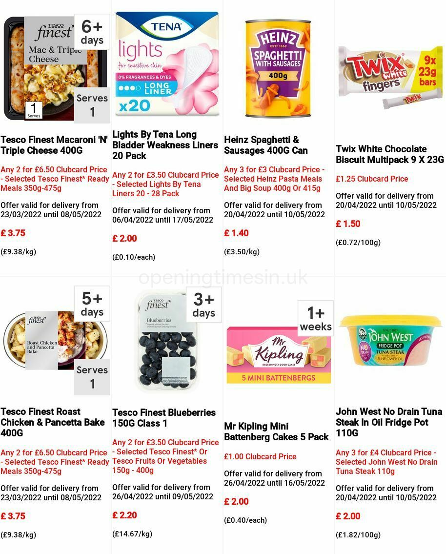TESCO Offers from 27 April