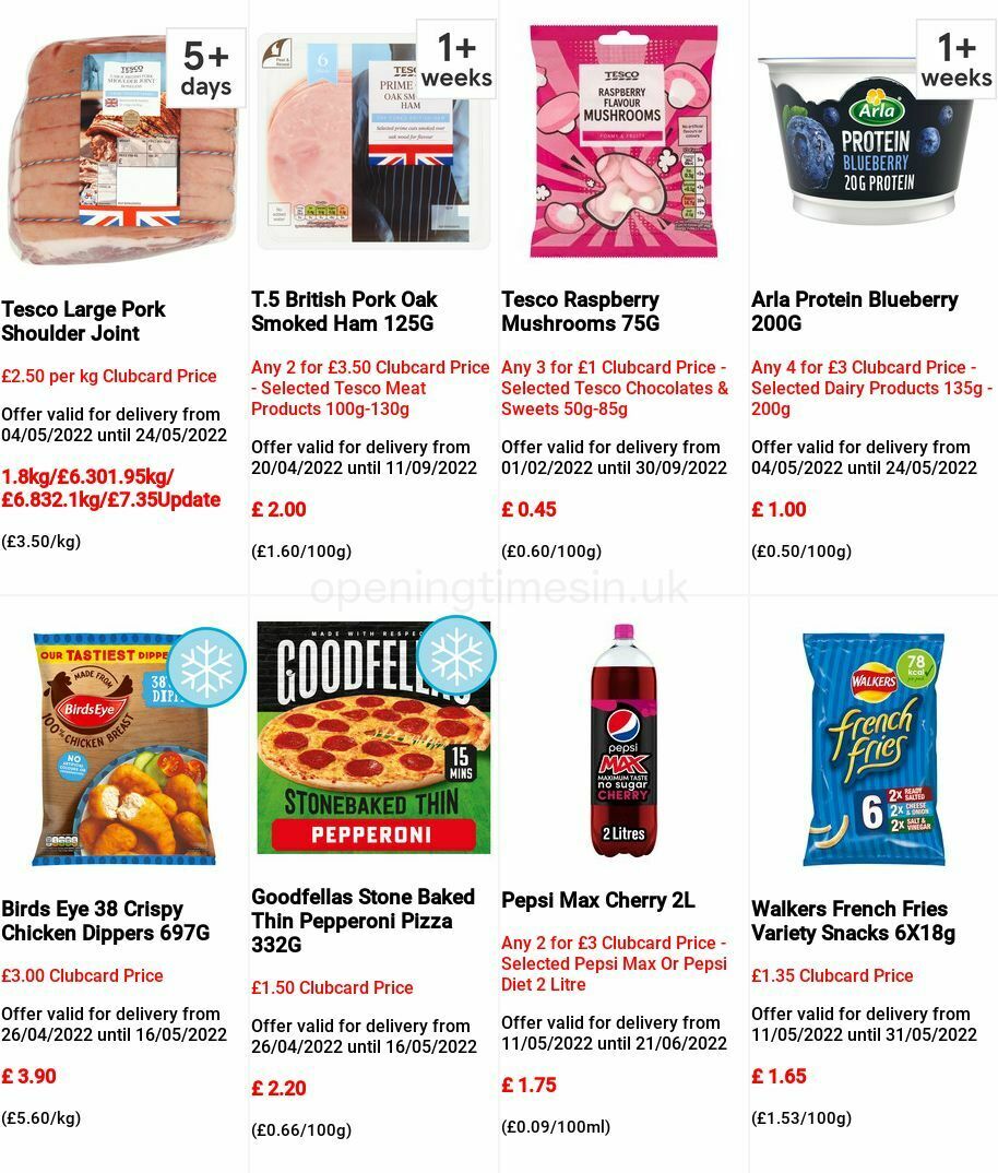 TESCO Offers from 11 May