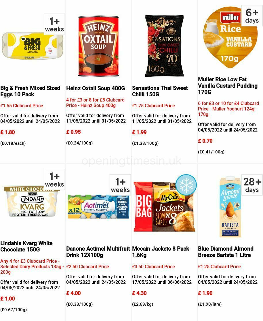 TESCO Offers from 18 May