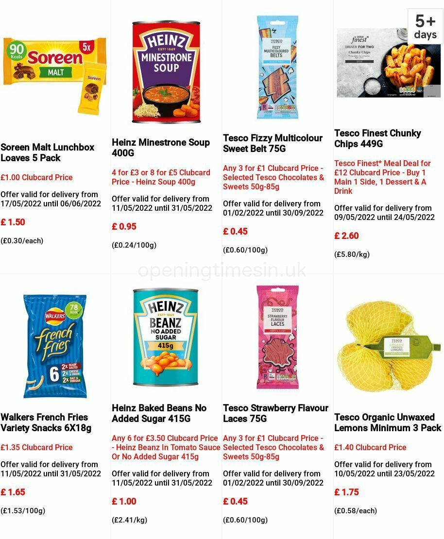 TESCO Offers from 18 May