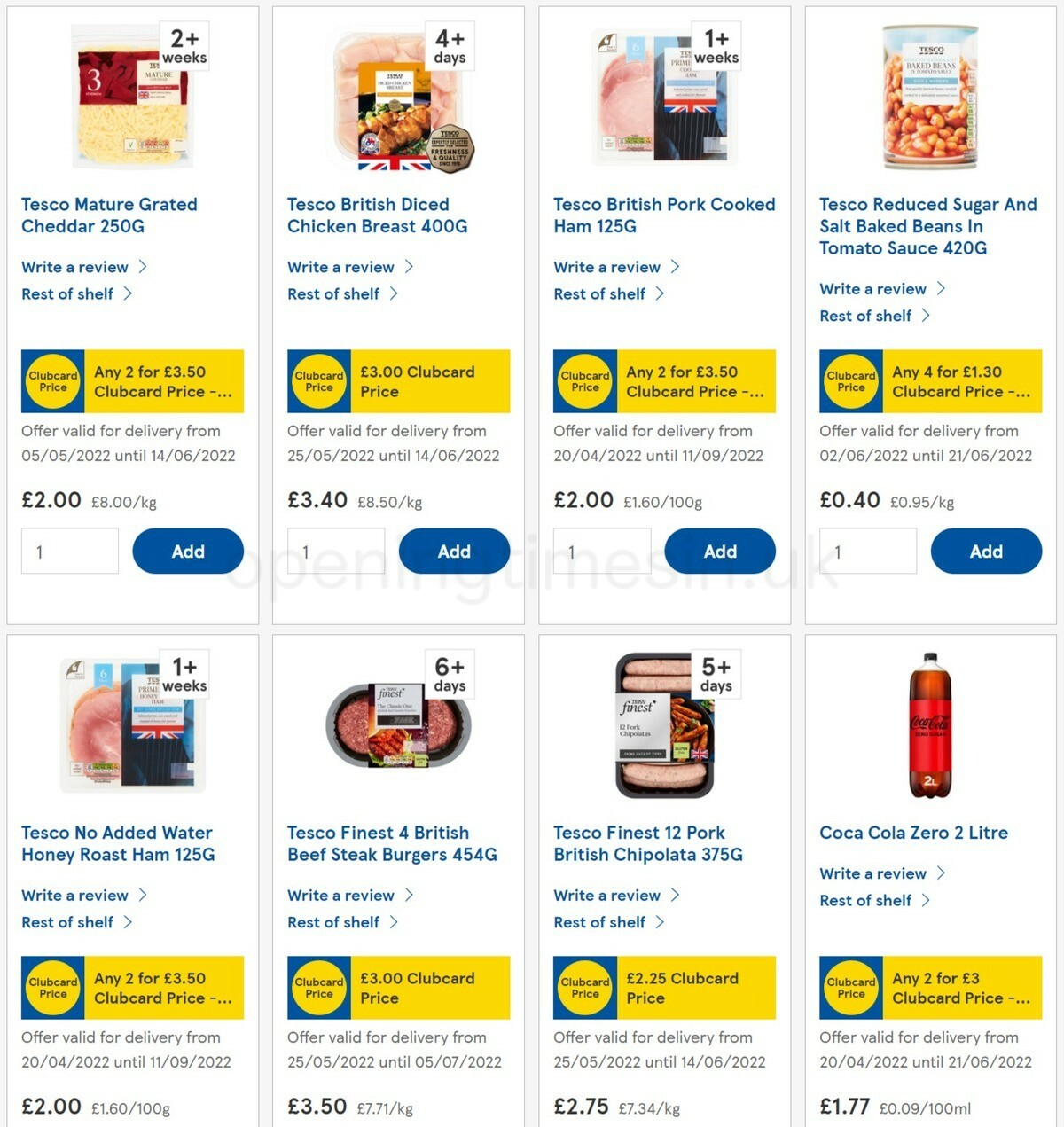 TESCO Offers from 8 June