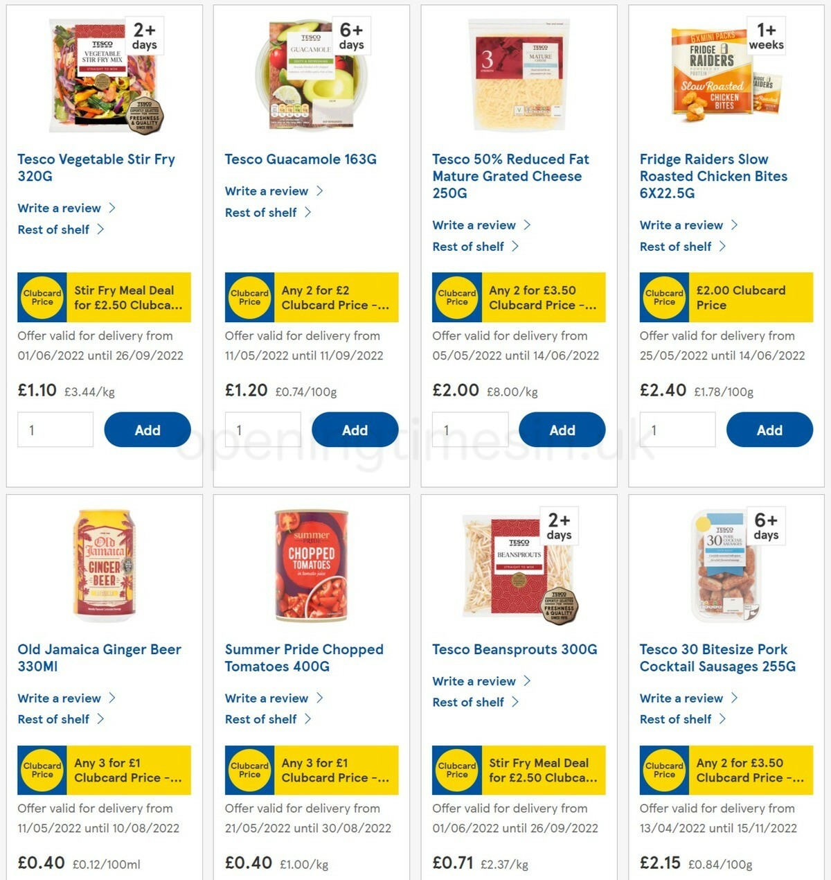 TESCO Offers from 8 June