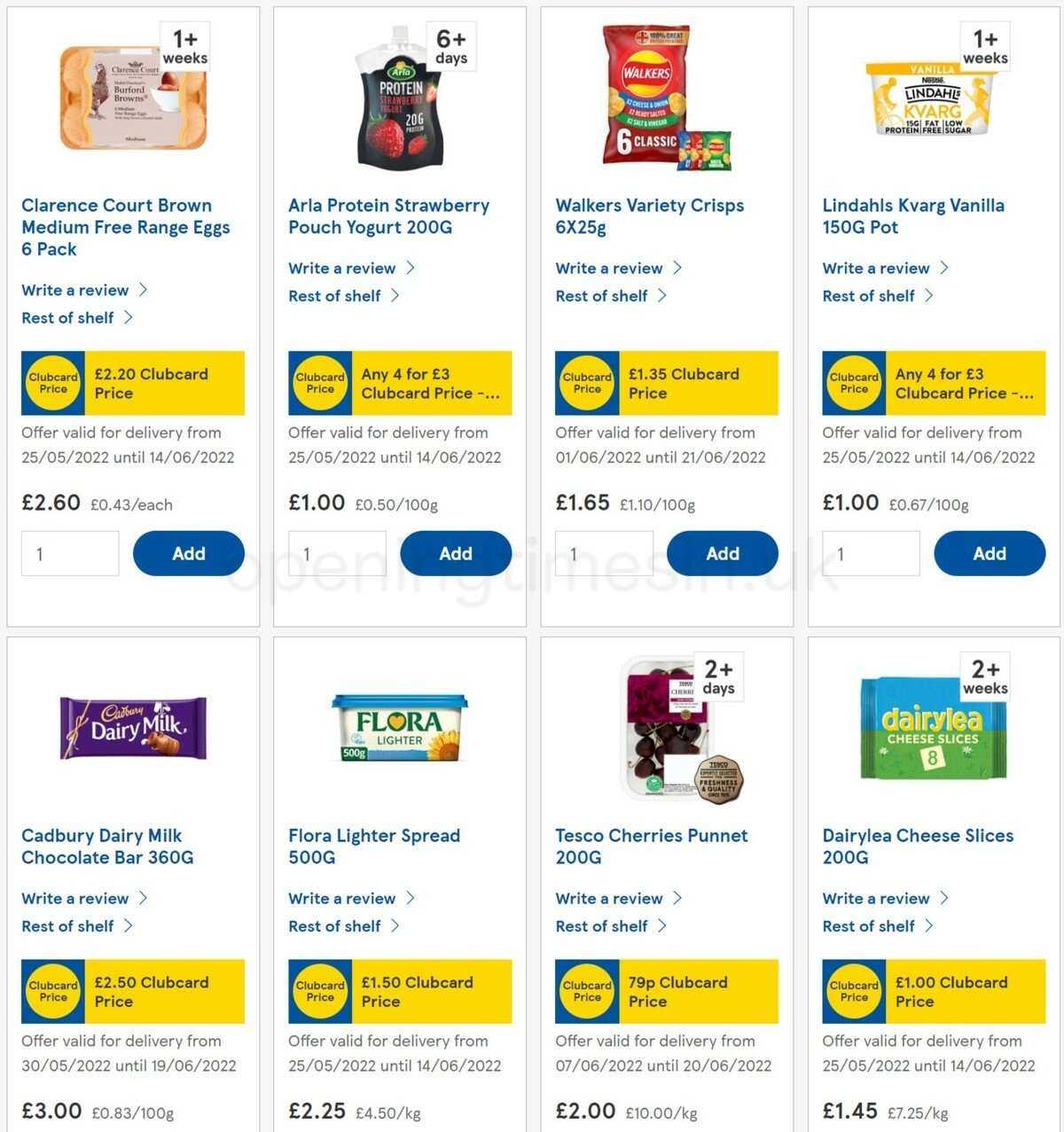 TESCO Offers from 8 June