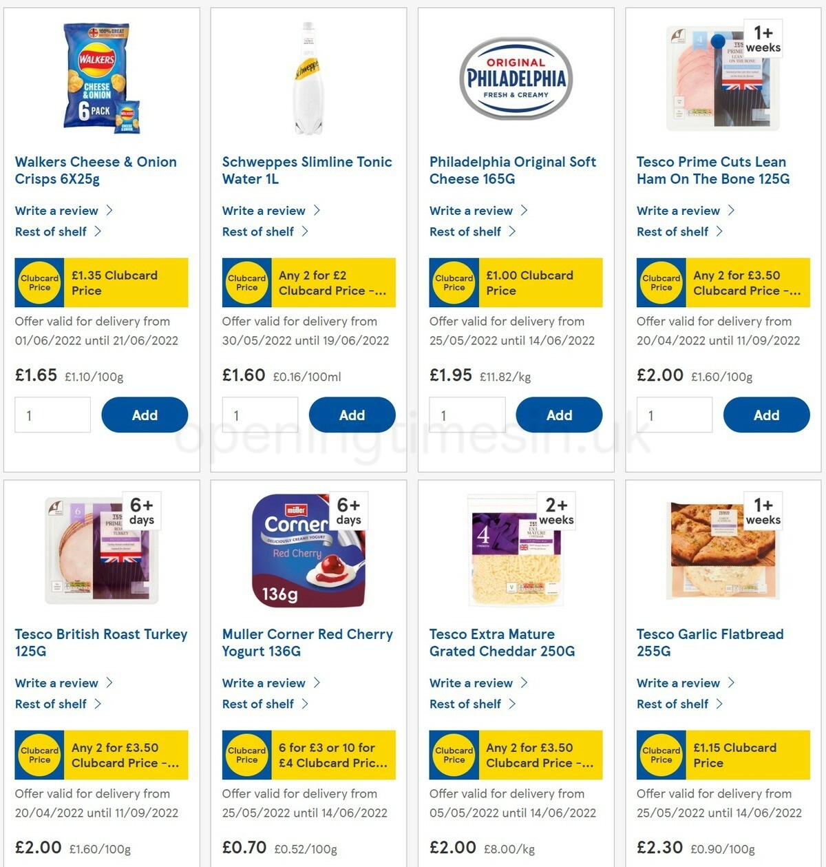 TESCO Offers from 8 June