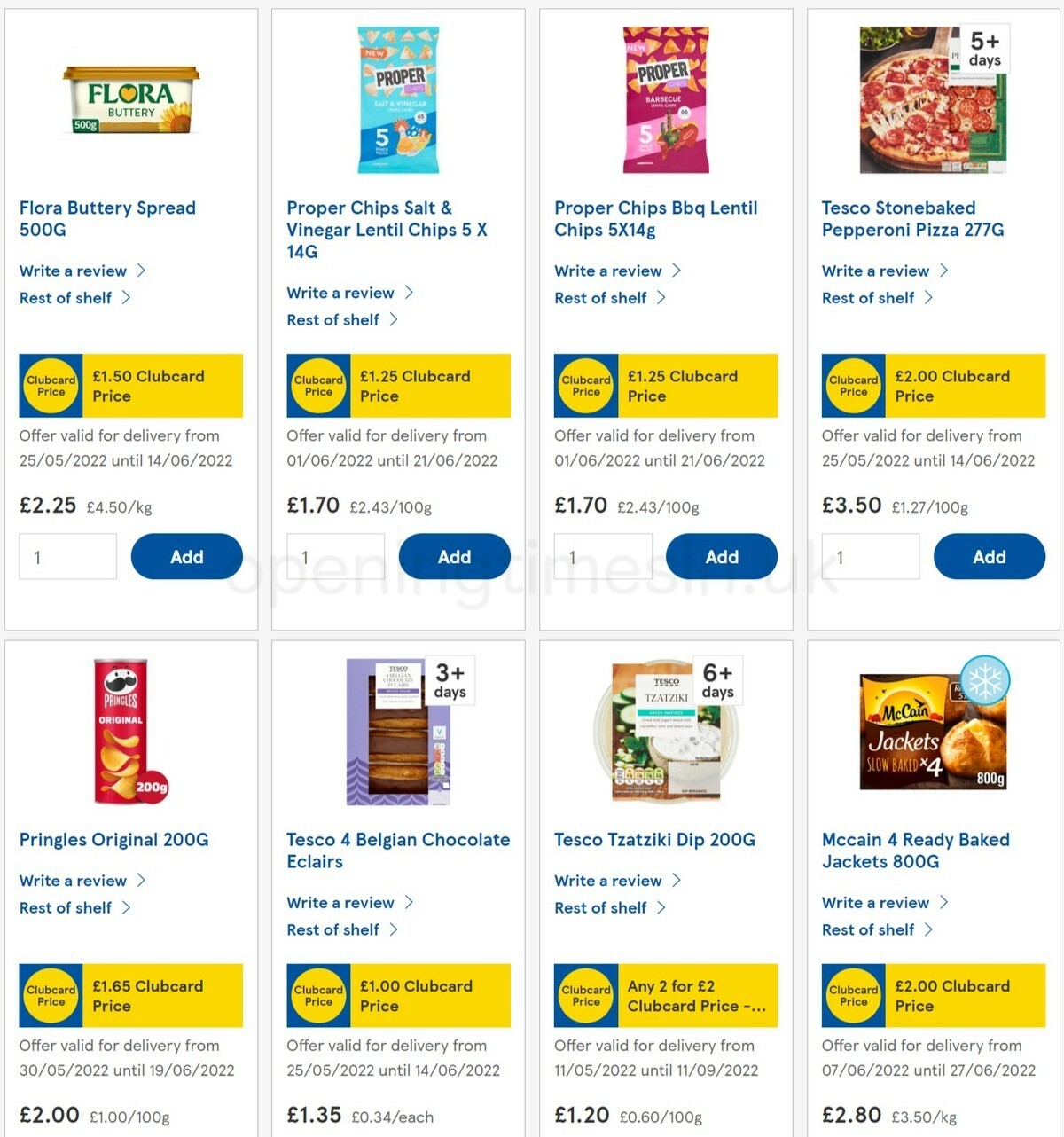 TESCO Offers from 8 June