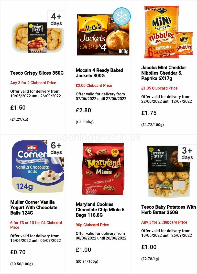 TESCO Offers from 22 June